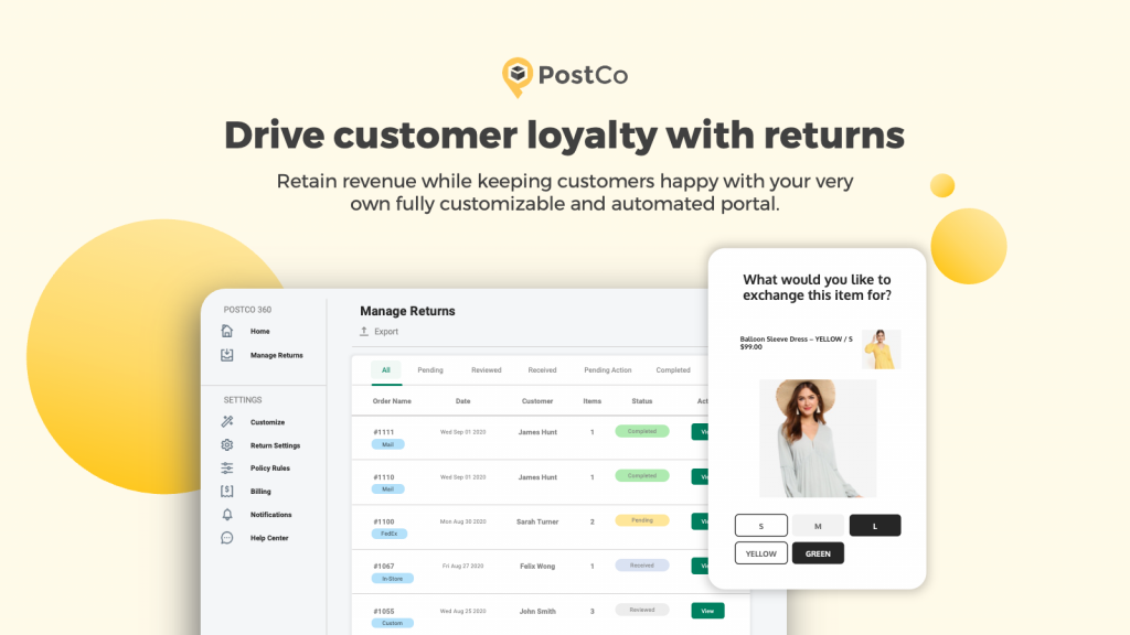 Top 12 Best Return Apps for Shopify [Updated November 2022] - PostCo Cover -